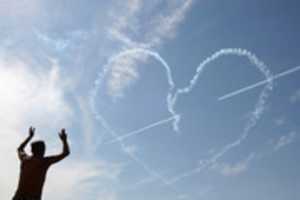 Free download Heart on sky free photo or picture to be edited with GIMP online image editor
