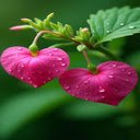 Heart shaped flower wallpaper  screen for extension Chrome web store in OffiDocs Chromium