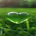 Heart shaped water drop wallpaper  screen for extension Chrome web store in OffiDocs Chromium