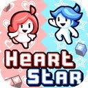 Heart Star Game Solve Puzzles with Dual Character Mechanics!  screen for extension Chrome web store in OffiDocs Chromium