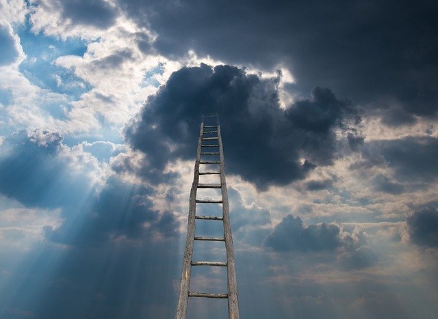 Free download Heaven Ladder Metaphor -  free free photo or picture to be edited with GIMP online image editor