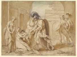 Free download Hector taking leave of Andromache: the Fright of Astyanax free photo or picture to be edited with GIMP online image editor