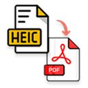 HEIC to PDF  screen for extension Chrome web store in OffiDocs Chromium