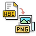 HEIC to PNG  screen for extension Chrome web store in OffiDocs Chromium