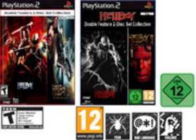 Free download Hellboy Double Feature 2-Disc Collection Cover 2009 free photo or picture to be edited with GIMP online image editor