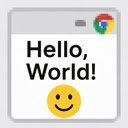 Hello Extension  screen for extension Chrome web store in OffiDocs Chromium
