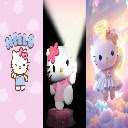 Hello Kitty Live Wallpaper  screen for extension Chrome web store in OffiDocs Chromium