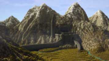 Free download Helms Deep: Middle Earth - Minecraft free photo or picture to be edited with GIMP online image editor