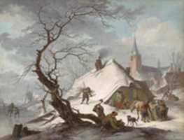 Free download Hendrik Meyer, A Winter Scene free photo or picture to be edited with GIMP online image editor