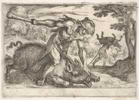 Free download Hercules and the Boar of Erymanthus, from the Labors of Hercules free photo or picture to be edited with GIMP online image editor