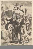 Free download Hercules Being Shown the Mountainous Road to the Temple of Immortal Fame in the Company of Minerva & Mars free photo or picture to be edited with GIMP online image editor