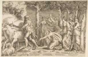 Free download Hercules driving off the Cattle of Geryon free photo or picture to be edited with GIMP online image editor