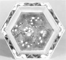 Free download Hexagonal Saucer (one of a pair) free photo or picture to be edited with GIMP online image editor