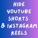 Hide Shorts and Reels  screen for extension Chrome web store in OffiDocs Chromium