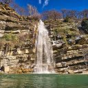 High cliffs and waterfalls  screen for extension Chrome web store in OffiDocs Chromium