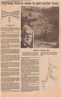 Free download Highway first in state to get center lines (San Jose News, December 9, 1977) free photo or picture to be edited with GIMP online image editor