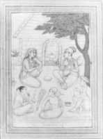 Free download Hindus Conversing before a Shrine free photo or picture to be edited with GIMP online image editor