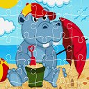 Hippo Jigsaw  screen for extension Chrome web store in OffiDocs Chromium