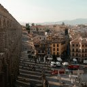 Historic Segovia Aqueduct Overlooking Cityscape  screen for extension Chrome web store in OffiDocs Chromium