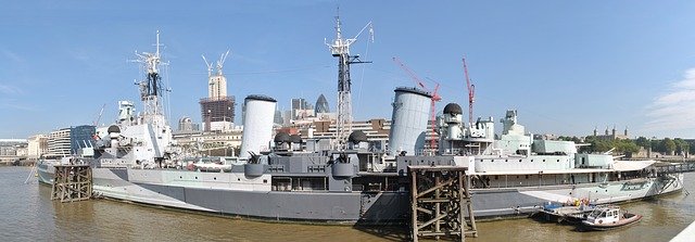 Kostenloser Download des kostenlosen Bildes von hms belfast london museum, das mit dem kostenlosen Online-Bildbearbeitungsprogramm GIMP bearbeitet werden kann