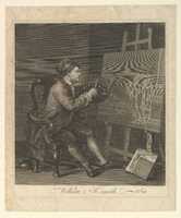 Free download Hogarth Painting the Comic Muse of William Hogarth free photo or picture to be edited with GIMP online image editor