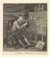 Free download Hogarth Painting the Comic Muse or  William Hogarth - 1764 free photo or picture to be edited with GIMP online image editor