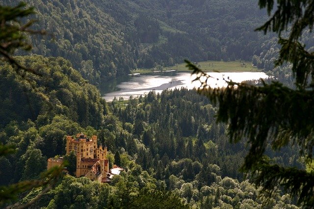 הורדה חינם Hohenschwangau Chateau Bavaria תמונה בחינם לעריכה עם עורך תמונות מקוון בחינם של GIMP