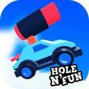Hole N Fun Challenging Levels and Endless Fun!  screen for extension Chrome web store in OffiDocs Chromium
