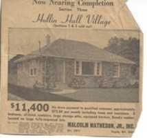 Free download Hollin Hall Newspaper Advert free photo or picture to be edited with GIMP online image editor
