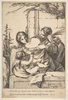 Free download Holy Family with Palm free photo or picture to be edited with GIMP online image editor