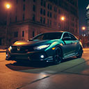 Honda Civic Dark Theme  screen for extension Chrome web store in OffiDocs Chromium
