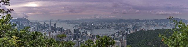 Kostenloser Download Hong Kong Victoria Harbour Sunset - kostenloses Foto oder Bild zur Bearbeitung mit GIMP Online-Bildbearbeitung