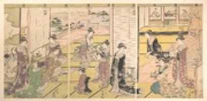 Free download Honoring the Three Gods of Poetry: Women Composing Poems free photo or picture to be edited with GIMP online image editor
