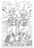 Free download Hope Heroes Colouring In Sheet free photo or picture to be edited with GIMP online image editor