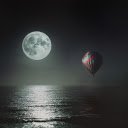 Hot air balloon at night  screen for extension Chrome web store in OffiDocs Chromium