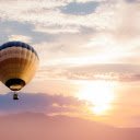 Hot air balloon flying high  screen for extension Chrome web store in OffiDocs Chromium