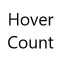 Hover Count  screen for extension Chrome web store in OffiDocs Chromium