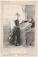 Free download How much can you get from an old thing like that? As much as you can get from...Romeo, Juliet, plate VII from the suite Parisian Follies, published in Le Charivari, November 25, 1846 free photo or picture to be edited with GIMP online image editor