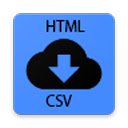 HTML-Tabelle zum CSV-Bildschirm für die Erweiterung des Chrome-Webshops in OffiDocs Chromium