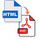 HTML to PDF  screen for extension Chrome web store in OffiDocs Chromium