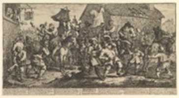 Free download Hudibras and the Skimmington (Twelve Large Illustrations for Samuel Butlers Hudibras, Plate 7) free photo or picture to be edited with GIMP online image editor