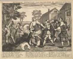 Free download Hudibras Vanquishd and Protected by Trulla (Plate 5: Illustrations to Samuel Butlers Hudibras) free photo or picture to be edited with GIMP online image editor