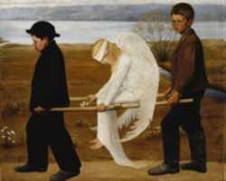 Téléchargement gratuit de Hugo Simberg, The Wounded Angel photo ou image gratuite à éditer avec l'éditeur d'images en ligne GIMP