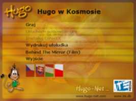 বিনামূল্যে ডাউনলোড করুন Hugo w Kosmosie বিনামূল্যের ছবি বা ছবি GIMP অনলাইন ইমেজ এডিটর দিয়ে সম্পাদনা করতে