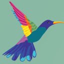 Tela hummingbird_kaleidoscópio para extensão da loja virtual do Chrome no OffiDocs Chromium