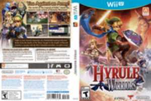 Free download Hyrule Warriors Wii U Box Art free photo or picture to be edited with GIMP online image editor
