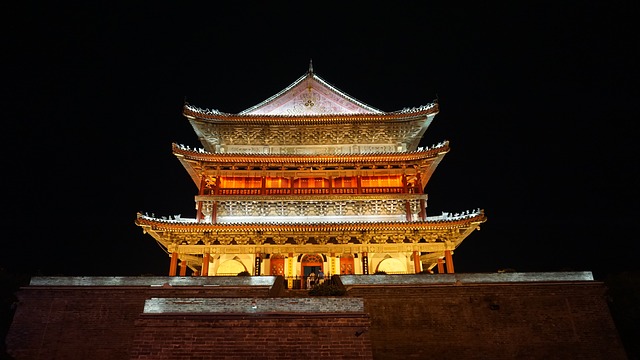 Free download xi an ancient building tower xi an free picture to be edited with GIMP free online image editor