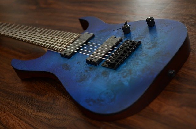 Gratis download ibanez rg8pb gitaar djent blauwe gratis foto om te bewerken met GIMP gratis online afbeeldingseditor