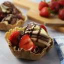 Ice Cream and Strawberries in Wafer Cups  screen for extension Chrome web store in OffiDocs Chromium