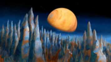 Free download Ice Spike Alien Exomoon 5000px free photo or picture to be edited with GIMP online image editor